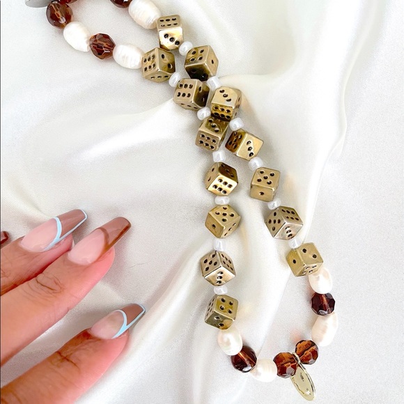 Beaded phone charm y2k aesthetic wildflower casetify - Picture 2 of 2